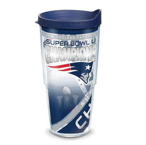 New England Patriots Super Bowl LI Champions Statement 24 oz. Tervis Tumbler with Lid - (Set of 2)-Tumbler-Tervis-Top Notch Gift Shop