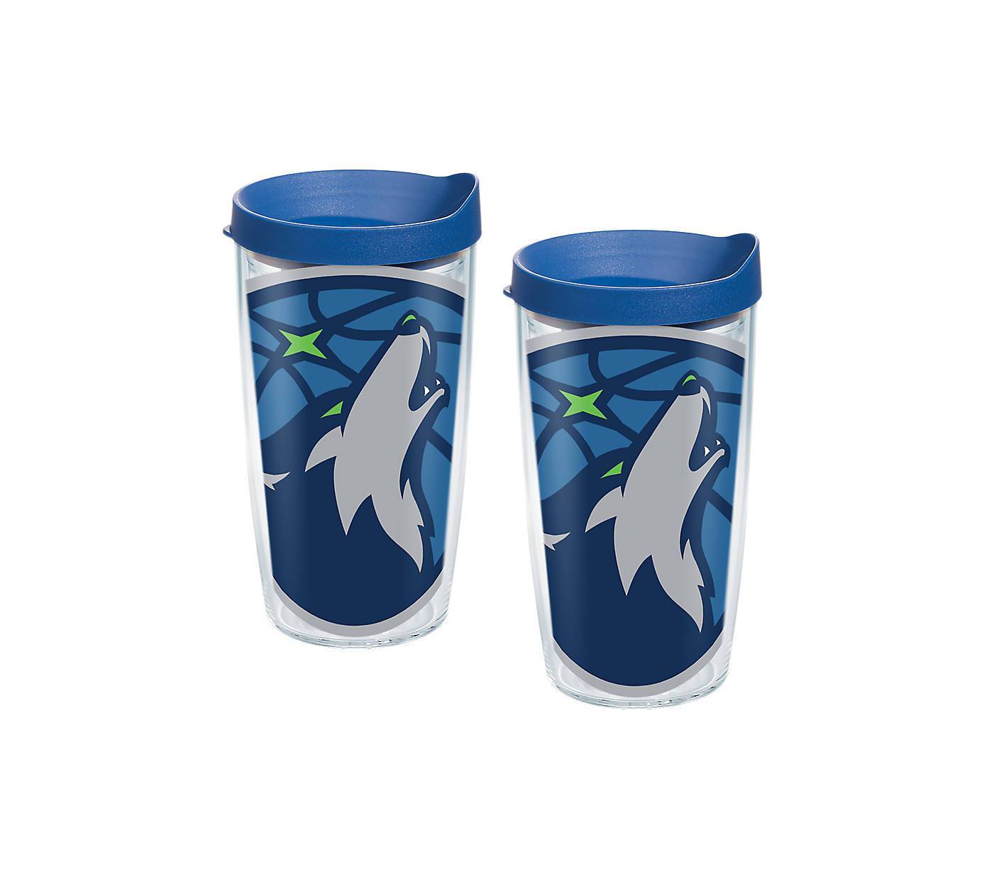 Minnesota Timberwolves Colossal 16 oz. Tervis Tumbler with Lid - (Set of 2)-Tumbler-Tervis-Top Notch Gift Shop