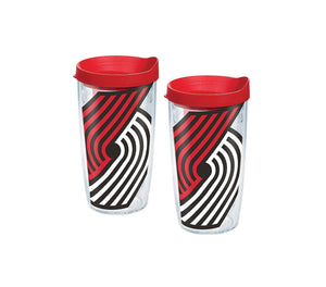 Portland Trail Blazers Colossal 16 oz. Tervis Tumbler with Lid - (Set of 2)-Tumbler-Tervis-Top Notch Gift Shop