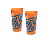 New York Knicks Colossal 16 oz. Tervis Tumbler with Lid - (Set of 2)-Tumbler-Tervis-Top Notch Gift Shop