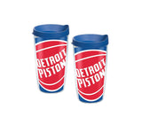 Detroit Pistons Colossal 16 oz. Tervis Tumbler with Lid - (Set of 2)-Tumbler-Tervis-Top Notch Gift Shop