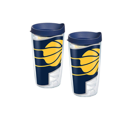 Indiana Pacers Colossal 16 oz. Tervis Tumbler with Lid - (Set of 2)-Tumbler-Tervis-Top Notch Gift Shop