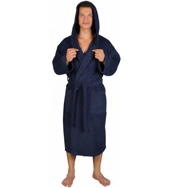 Men's Classic Hooded Terrycloth Bathrobe-Bathrobe-ARUS-Top Notch Gift Shop