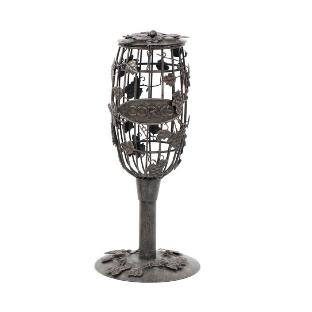 Metal Cork Holder - Wine Flute-Cork Cage-DEI-Top Notch Gift Shop