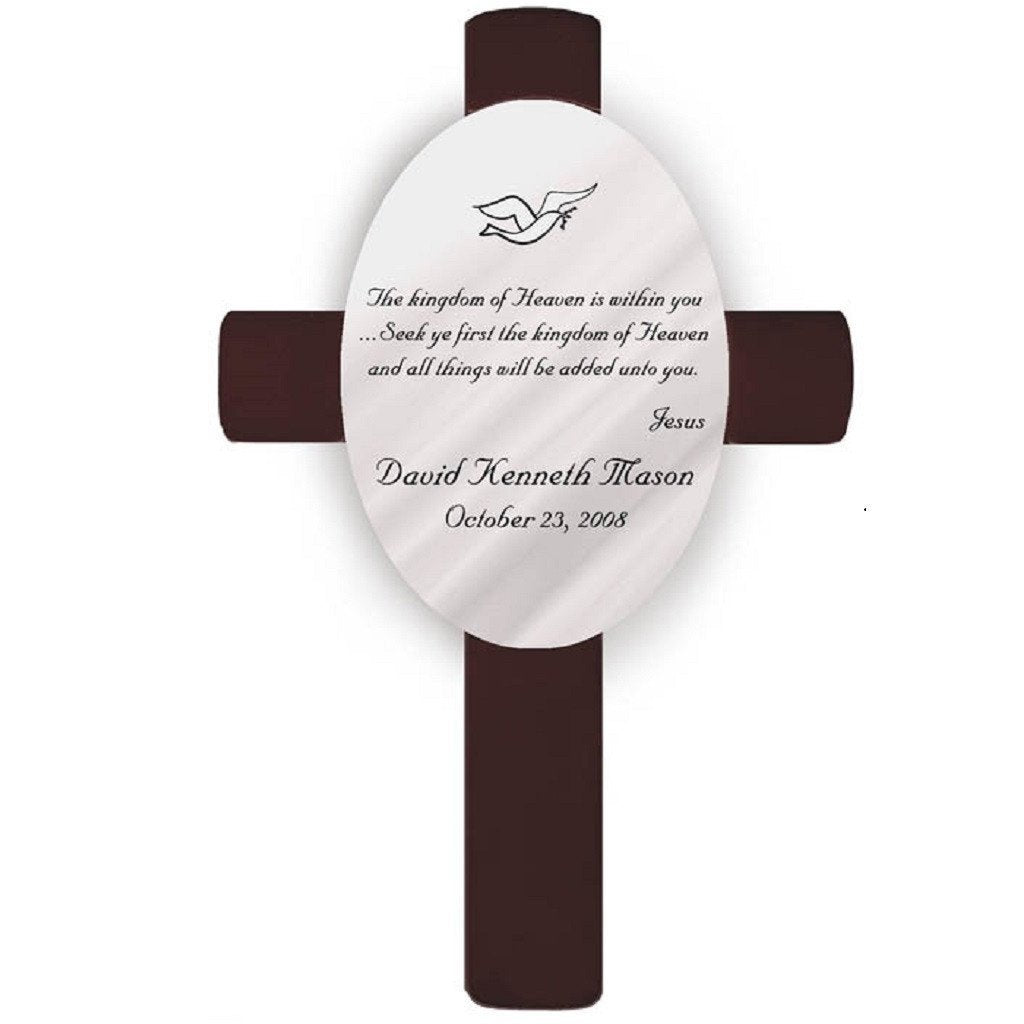 Oval Confirmation Cross-Cross-JDS Marketing-Top Notch Gift Shop