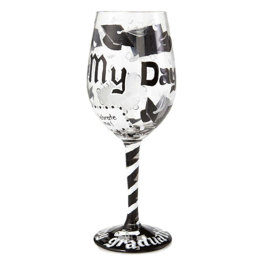 It's My Day Wine Glass by Lolita®-Wine Glass-Designs by Lolita® (Enesco)-Top Notch Gift Shop