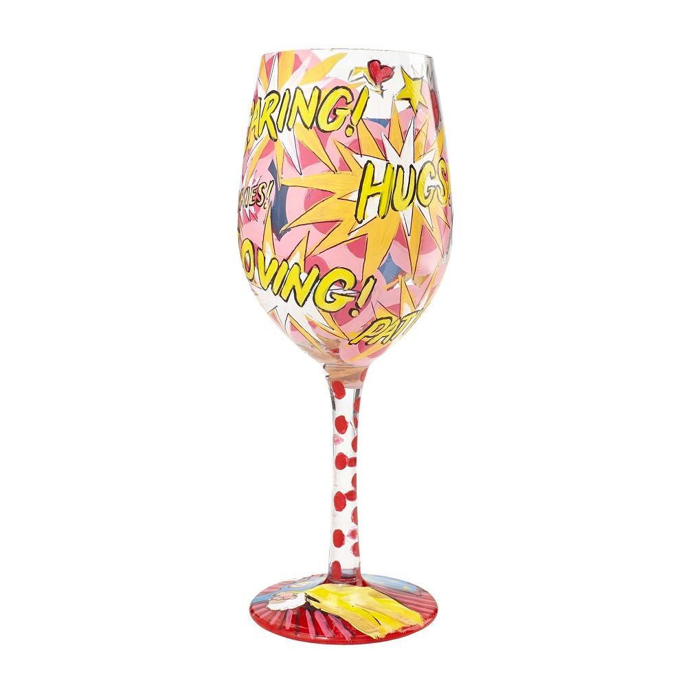 Super Grandma Wine Glass by Lolita®-Wine Glass-Designs by Lolita® (Enesco)-Top Notch Gift Shop