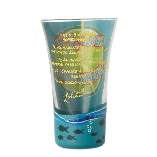 Margaritaville "It's 5 O'Clock Somewhere" Shot Glass by Lolita®-Shot Glass-Designs by Lolita® (Enesco)-Top Notch Gift Shop