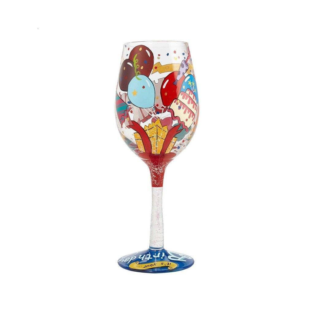 January Birthday Wine Glass by Lolita®-Wine Glass-Designs by Lolita® (Enesco)-Top Notch Gift Shop