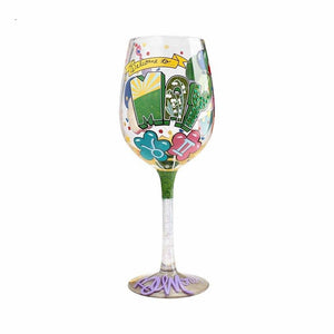 May Birthday Wine Glass by Lolita®-Wine Glass-Designs by Lolita® (Enesco)-Top Notch Gift Shop