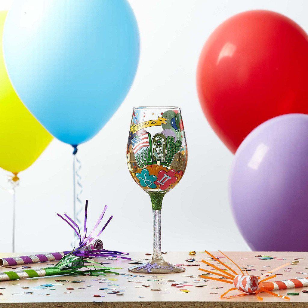 May Birthday Wine Glass by Lolita®-Wine Glass-Designs by Lolita® (Enesco)-Top Notch Gift Shop