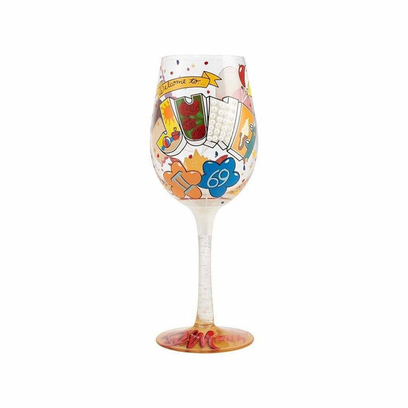 June Birthday Wine Glass by Lolita®-Wine Glass-Designs by Lolita® (Enesco)-Top Notch Gift Shop