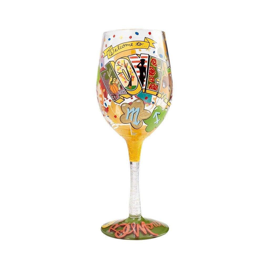 November Birthday Wine Glass by Lolita®-Wine Glass-Designs by Lolita® (Enesco)-Top Notch Gift Shop