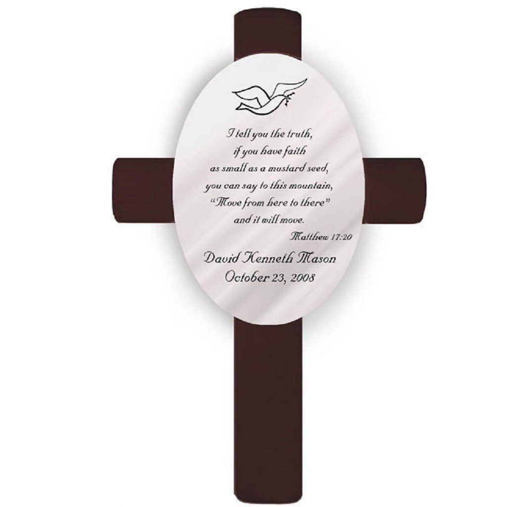 Oval Confirmation Cross-Cross-JDS Marketing-Top Notch Gift Shop