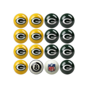 Green Bay Packers Home & Away Billiard Ball Set-Billiard Balls-Imperial International-Top Notch Gift Shop