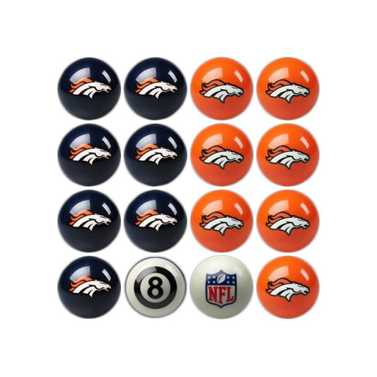 Denver Broncos Home & Away Billiard Ball Set-Billiard Balls-Imperial International-Top Notch Gift Shop