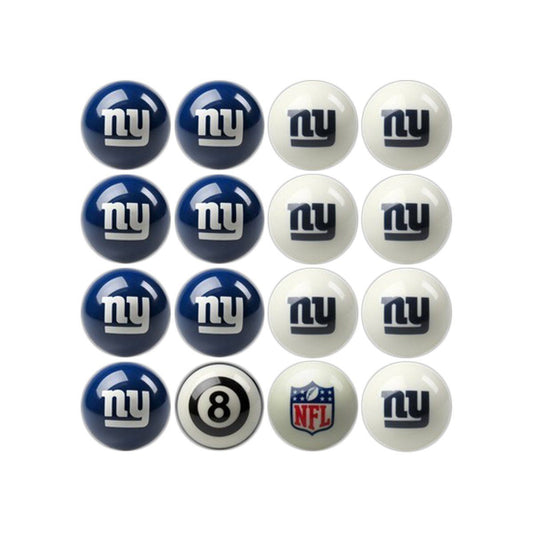 New York Giants Home & Away Billiard Ball Set-Billiard Balls-Imperial International-Top Notch Gift Shop