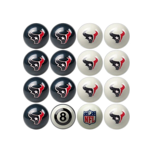 Houston Texans Home & Away Billiard Ball Set-Billiard Balls-Imperial International-Top Notch Gift Shop