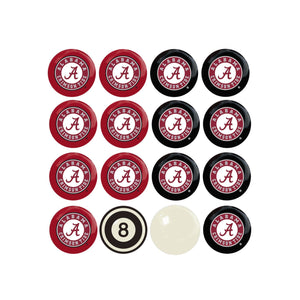 University Of Alabama Home & Away Billiard Ball Set-Billiard Balls-Imperial International-Top Notch Gift Shop