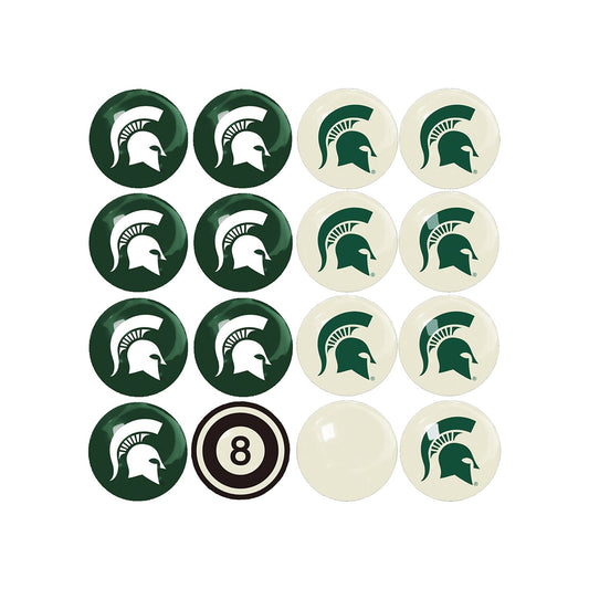 Michigan State Home & Away Billiard Ball Set-Billiard Balls-Imperial International-Top Notch Gift Shop