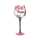 Bachelorette Super Bling Wine Glass by Lolita®-Wine Glass-Designs by Lolita® (Enesco)-Top Notch Gift Shop