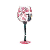 Bachelorette Super Bling Wine Glass by Lolita®-Wine Glass-Designs by Lolita® (Enesco)-Top Notch Gift Shop