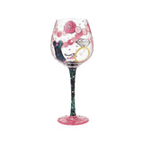 Bachelorette Super Bling Wine Glass by Lolita®-Wine Glass-Designs by Lolita® (Enesco)-Top Notch Gift Shop