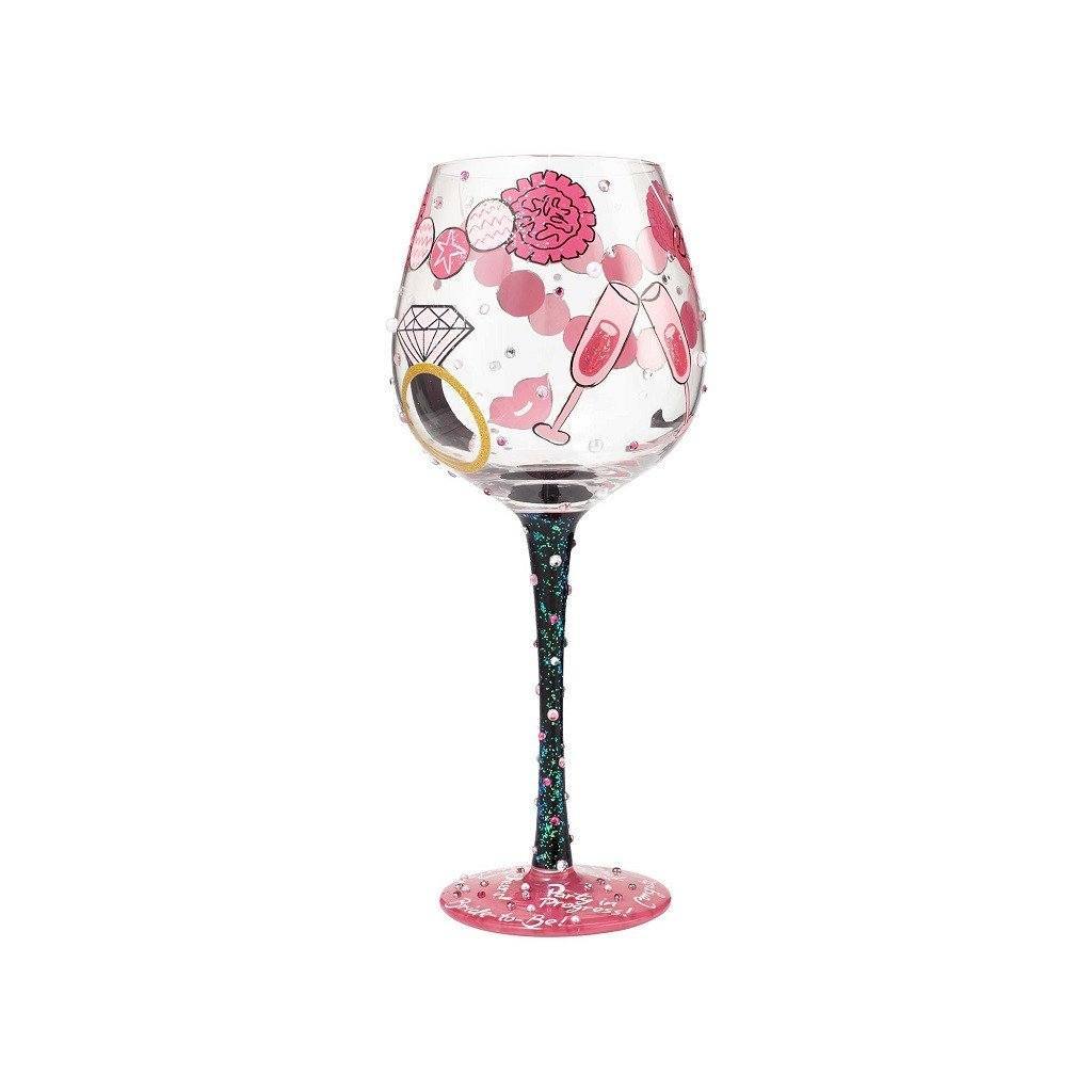 Bachelorette Super Bling Wine Glass by Lolita®-Wine Glass-Designs by Lolita® (Enesco)-Top Notch Gift Shop