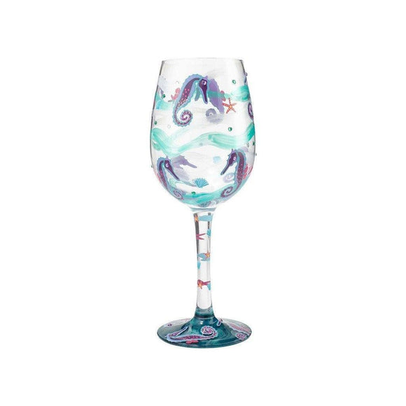 Seahorse Wine Glass by Lolita®-Wine Glass-Designs by Lolita® (Enesco)-Top Notch Gift Shop