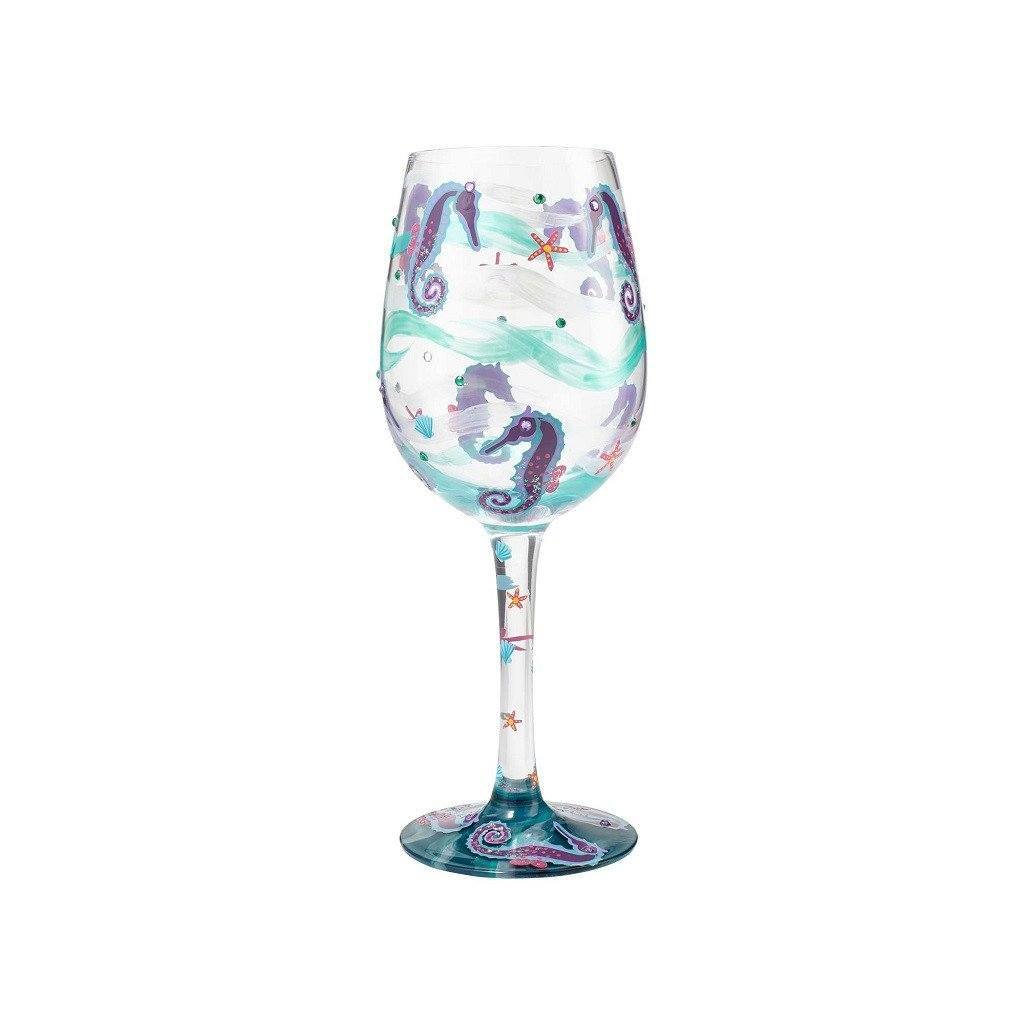 Seahorse Wine Glass by Lolita®-Wine Glass-Designs by Lolita® (Enesco)-Top Notch Gift Shop