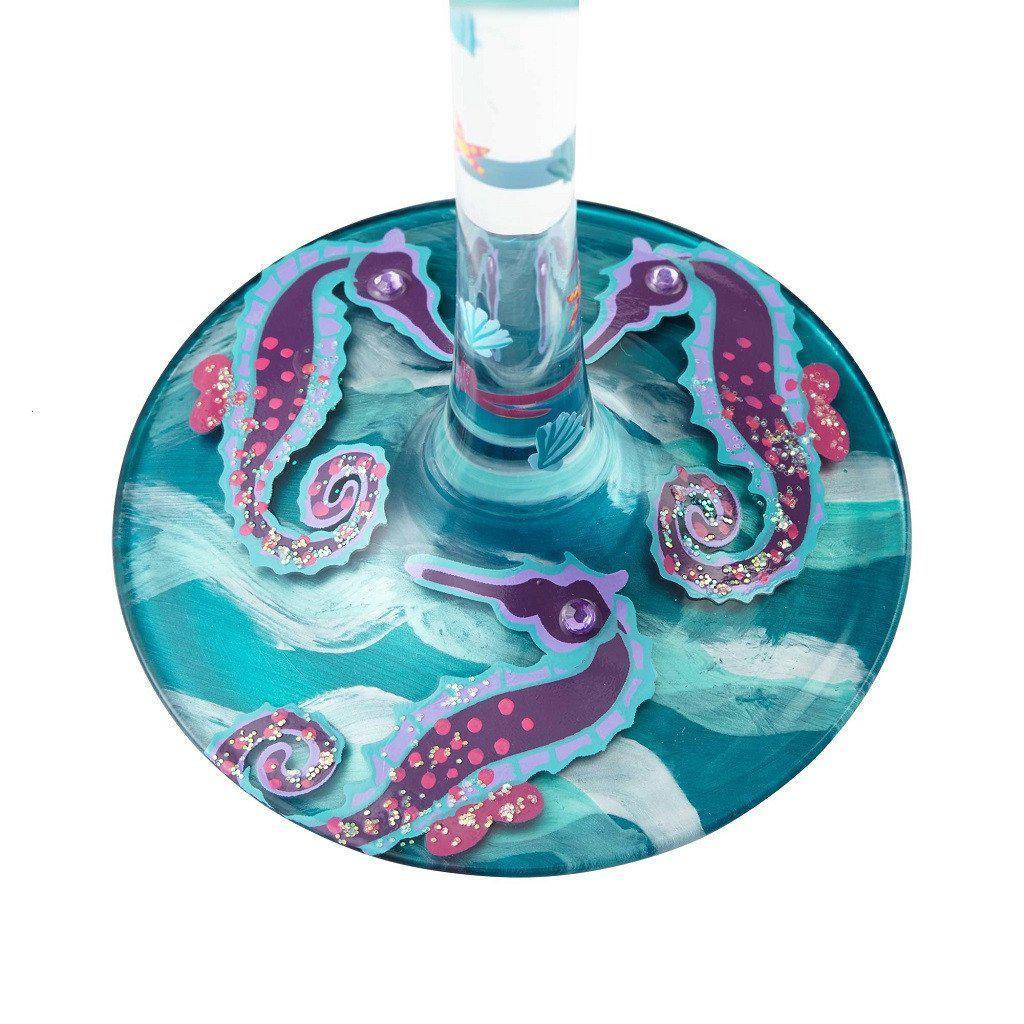 Seahorse Wine Glass by Lolita®-Wine Glass-Designs by Lolita® (Enesco)-Top Notch Gift Shop