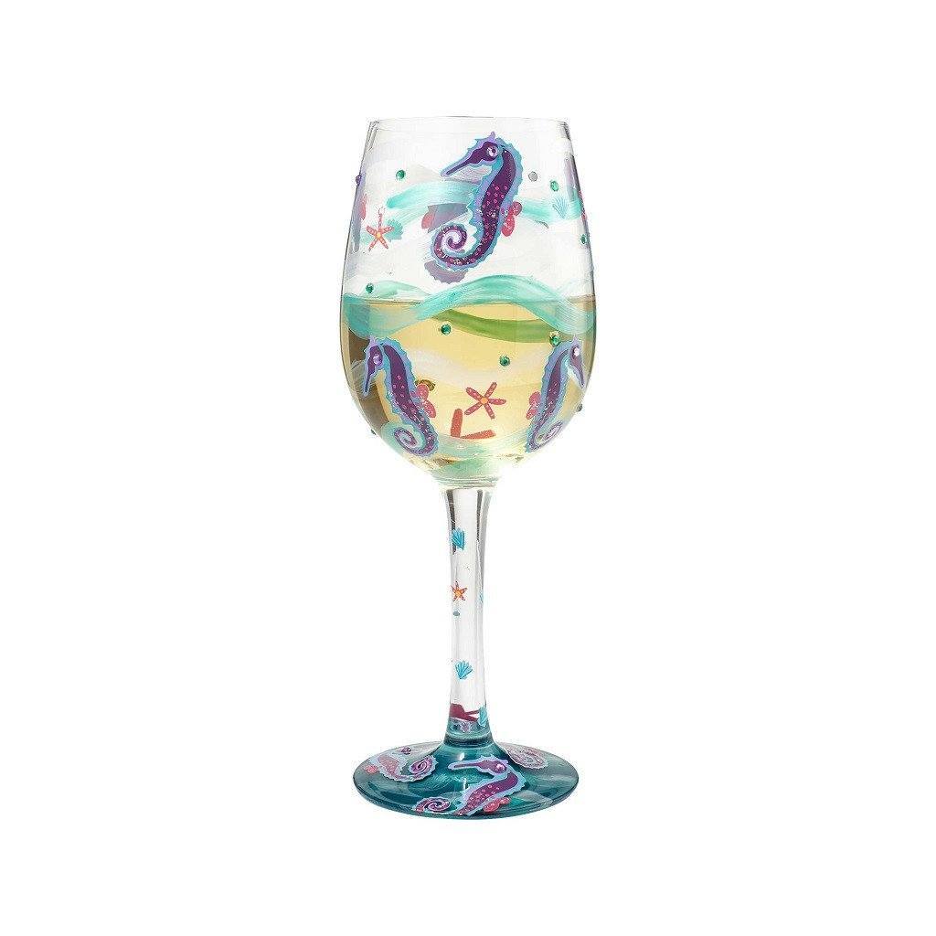 Seahorse Wine Glass by Lolita®-Wine Glass-Designs by Lolita® (Enesco)-Top Notch Gift Shop