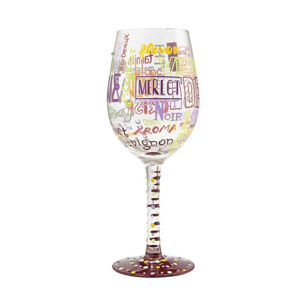 My Type of Wine Wine Glass by Lolita®-Wine Glass-Designs by Lolita® (Enesco)-Top Notch Gift Shop