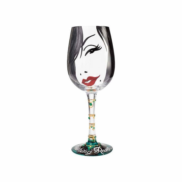 Ravishing Raven Wine Glass by Lolita®-Wine Glass-Designs by Lolita® (Enesco)-Top Notch Gift Shop