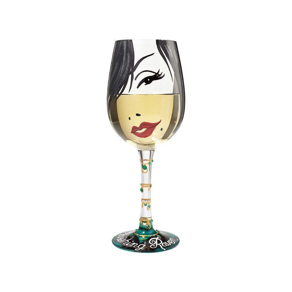 Ravishing Raven Wine Glass by Lolita®-Wine Glass-Designs by Lolita® (Enesco)-Top Notch Gift Shop