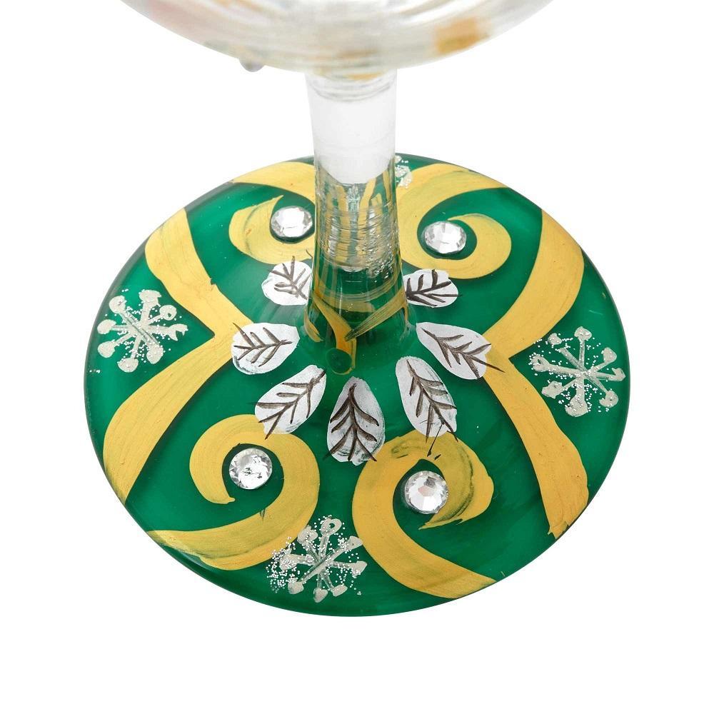 Naughty Christmas Wine Glass by Lolita®-Wine Glass-Designs by Lolita® (Enesco)-Top Notch Gift Shop