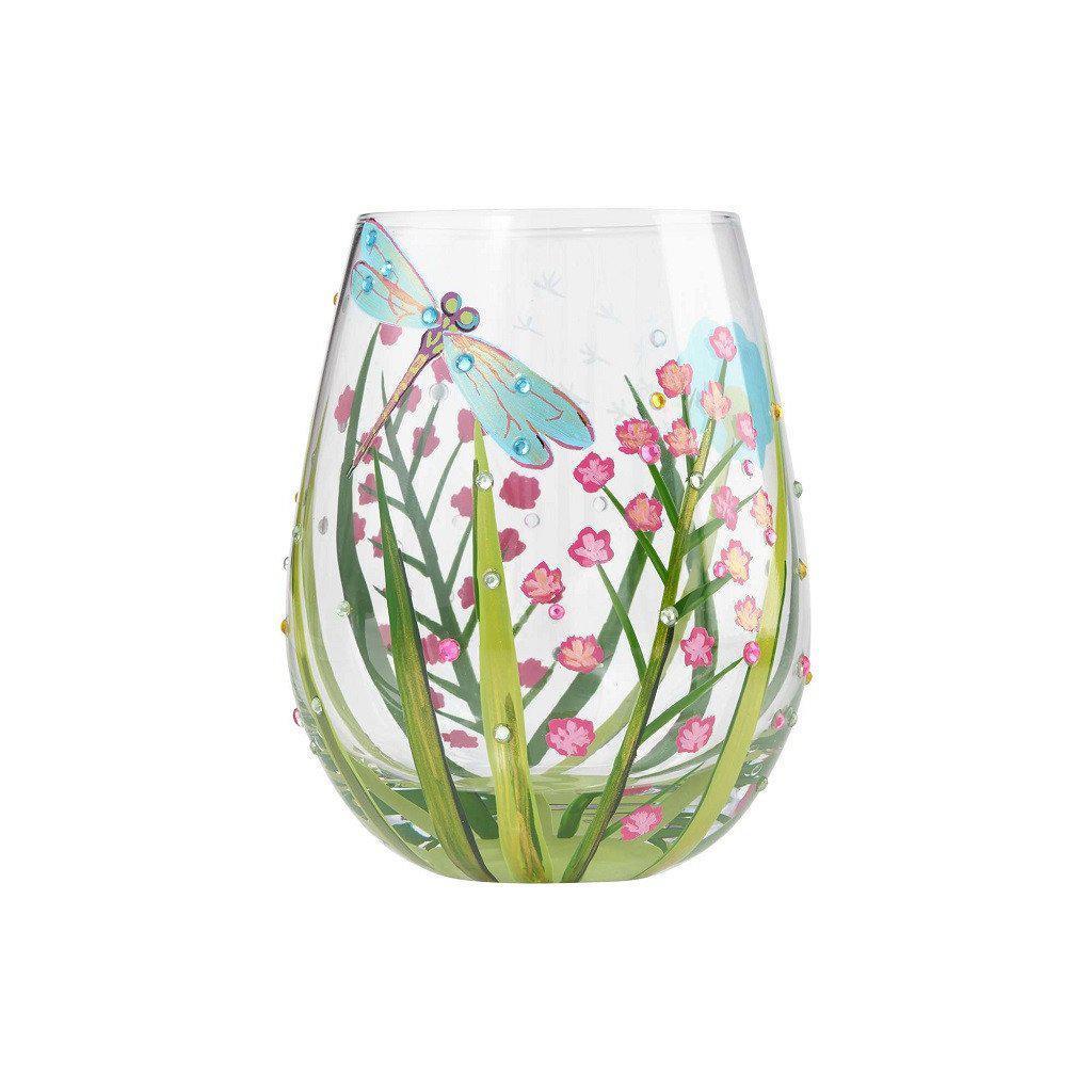 Dragonfly Stemless Wine Glass by Lolita®-Stemless Wine Glass-Designs by Lolita® (Enesco)-Top Notch Gift Shop