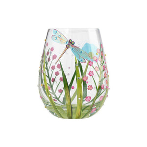 Dragonfly Stemless Wine Glass by Lolita®-Stemless Wine Glass-Designs by Lolita® (Enesco)-Top Notch Gift Shop