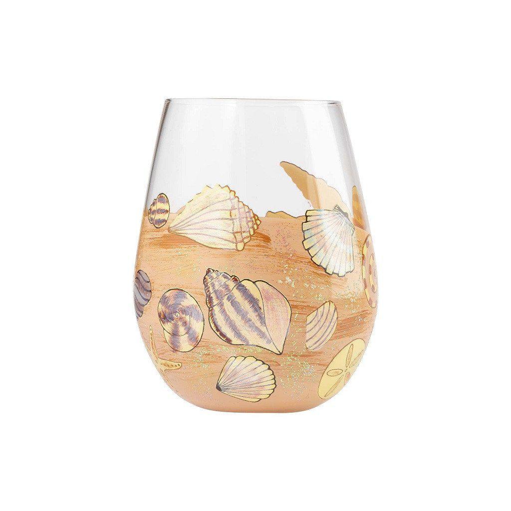 Seaside Stemless Wine Glass by Lolita®-Stemless Wine Glass-Designs by Lolita® (Enesco)-Top Notch Gift Shop