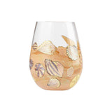 Seaside Stemless Wine Glass by Lolita®-Stemless Wine Glass-Designs by Lolita® (Enesco)-Top Notch Gift Shop