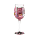 City Life Wine Glass by Lolita®-Wine Glass-Designs by Lolita® (Enesco)-Top Notch Gift Shop