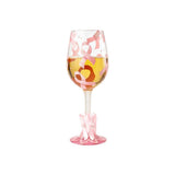 Pink Ribbon Wine Glass by Lolita®-Wine Glass-Designs by Lolita® (Enesco)-Top Notch Gift Shop