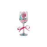 Cheers To The Graduate Wine Glass by Lolita®-Wine Glass-Designs by Lolita® (Enesco)-Top Notch Gift Shop