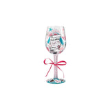 Cheers To The Graduate Wine Glass by Lolita®-Wine Glass-Designs by Lolita® (Enesco)-Top Notch Gift Shop