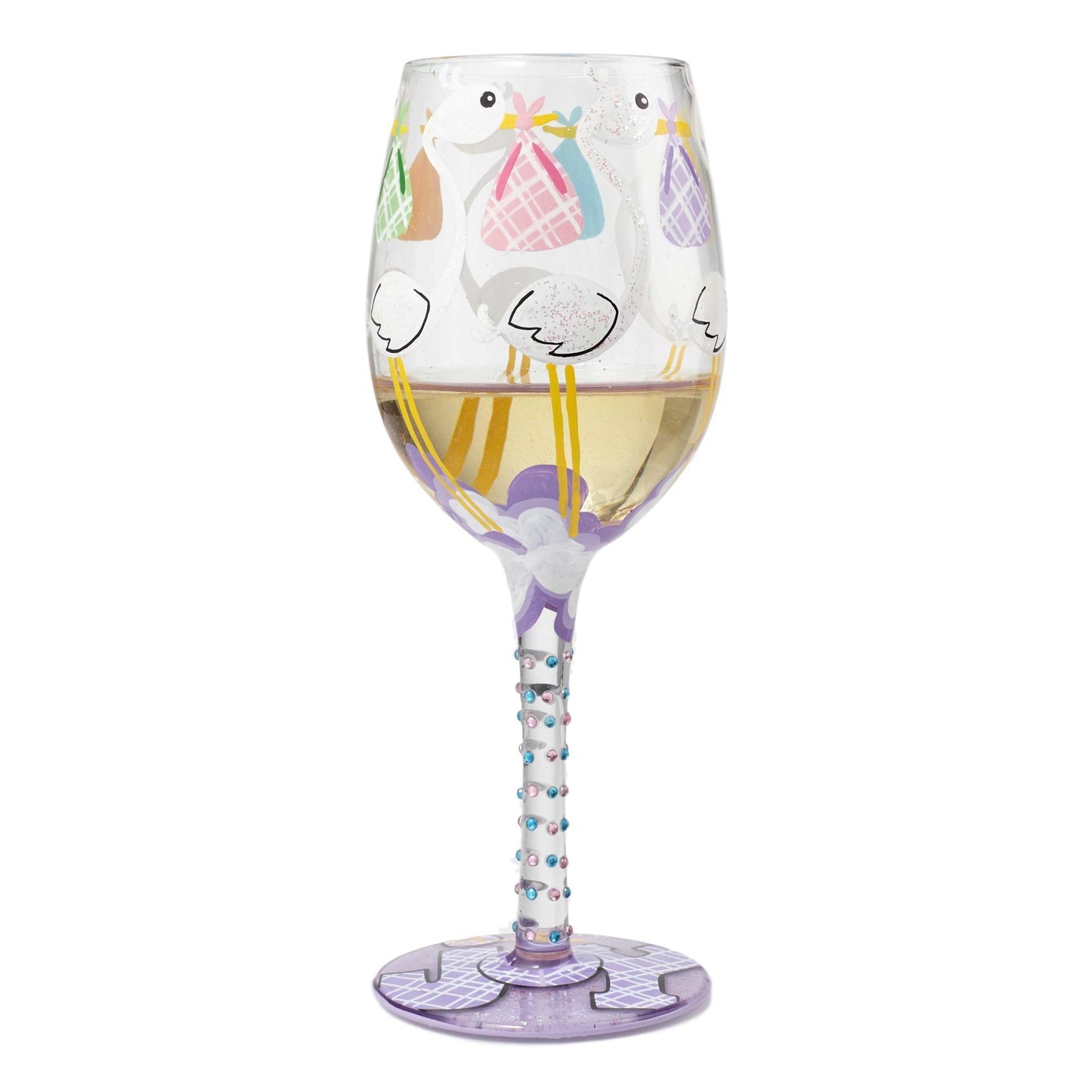 Bundle of Joy Wine Glass by Lolita®-Wine Glass-Designs by Lolita® (Enesco)-Top Notch Gift Shop