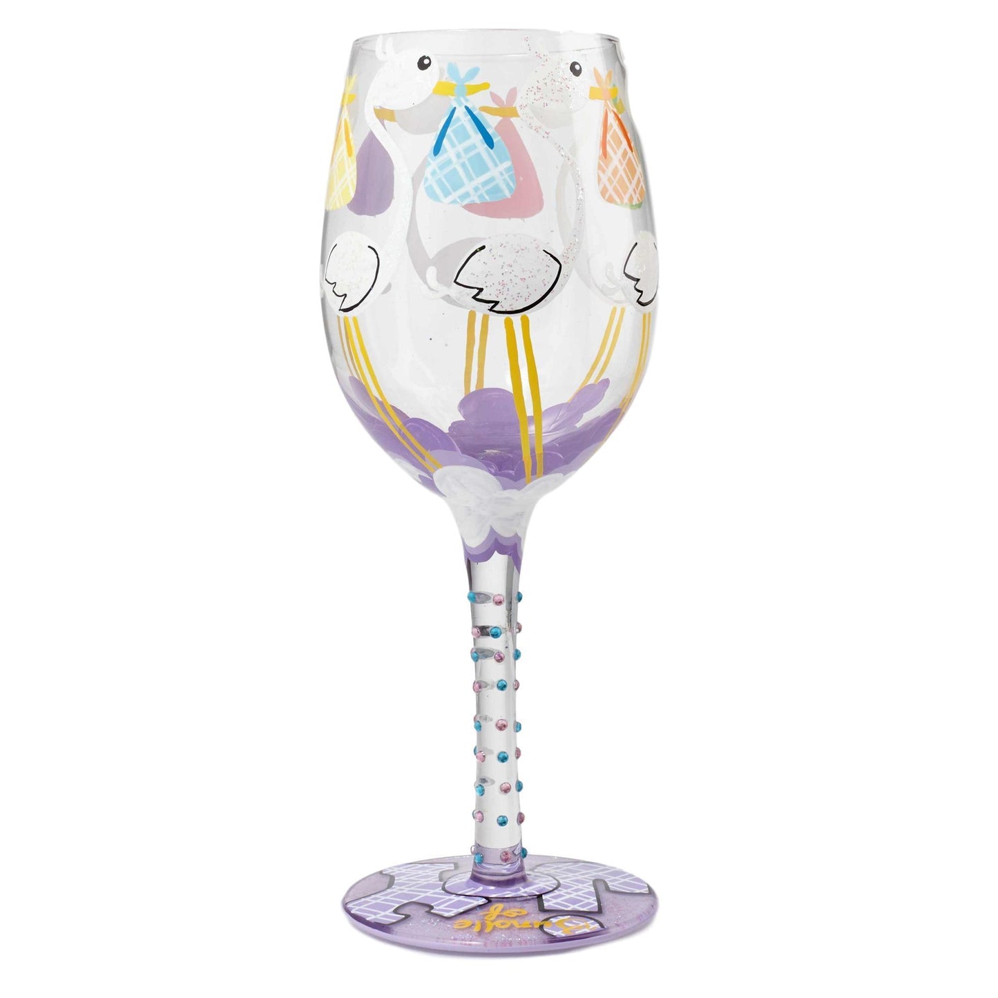 Bundle of Joy Wine Glass by Lolita®-Wine Glass-Designs by Lolita® (Enesco)-Top Notch Gift Shop