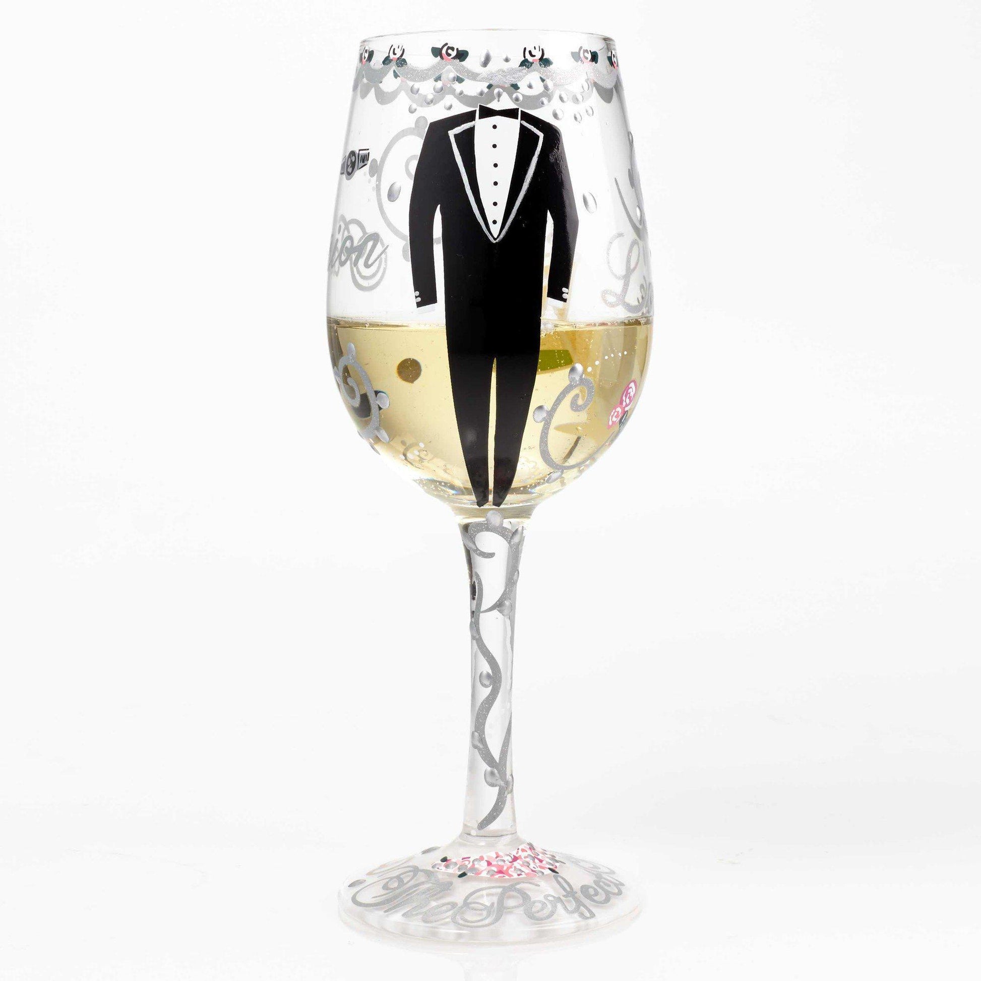 Groom Wine Glass by Lolita®-Wine Glass-Designs by Lolita® (Enesco)-Top Notch Gift Shop