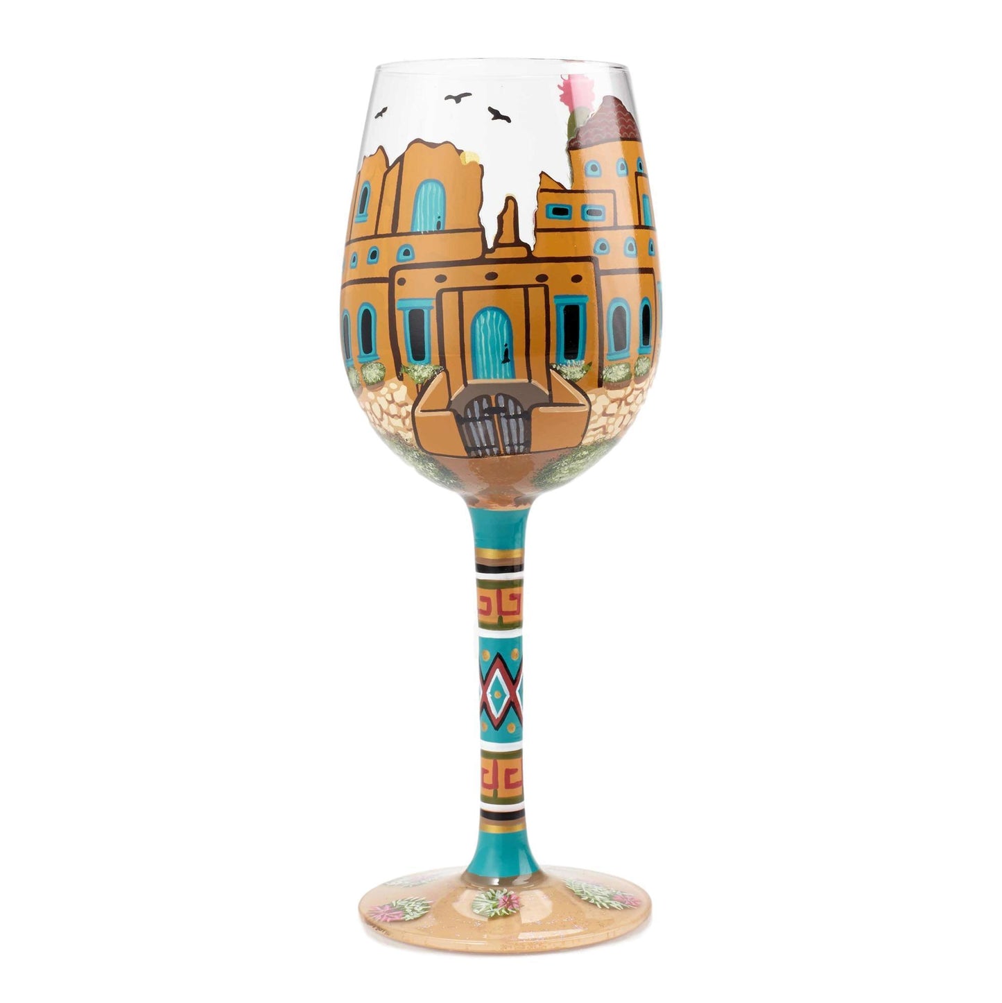 Southwest Wine Glass by Lolita®-Wine Glass-Designs by Lolita® (Enesco)-Top Notch Gift Shop