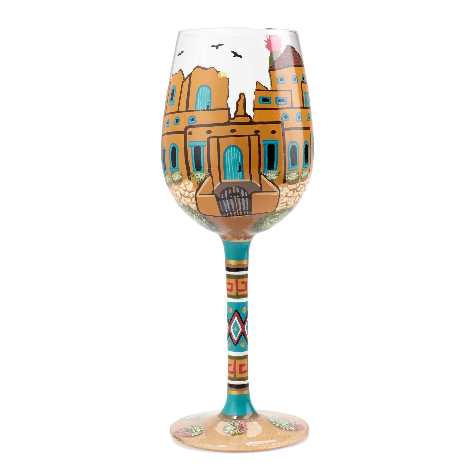 Southwest Wine Glass by Lolita®-Wine Glass-Designs by Lolita® (Enesco)-Top Notch Gift Shop