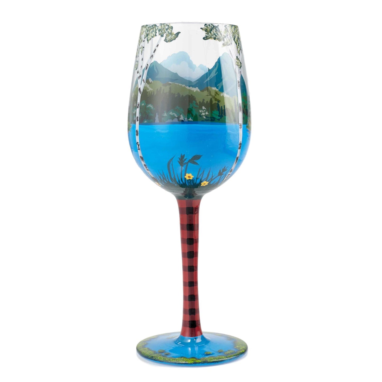 Lake House Wine Glass by Lolita®-Wine Glass-Designs by Lolita® (Enesco)-Top Notch Gift Shop